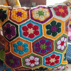 African flower Pillow Cover