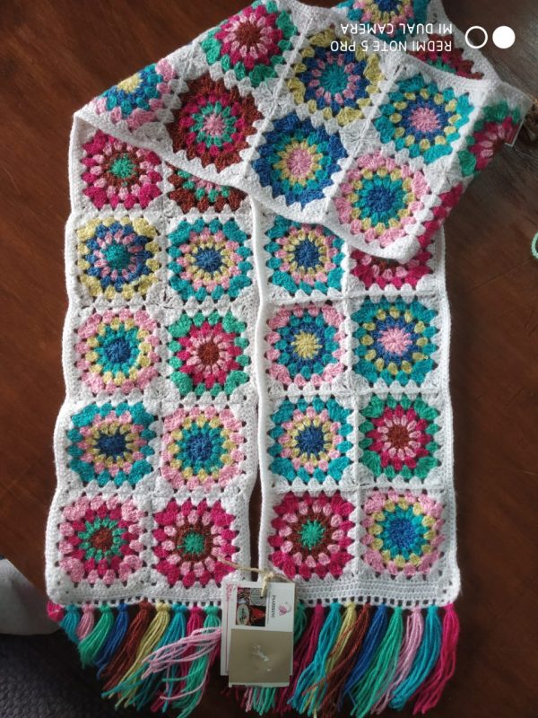 star burst square scarf