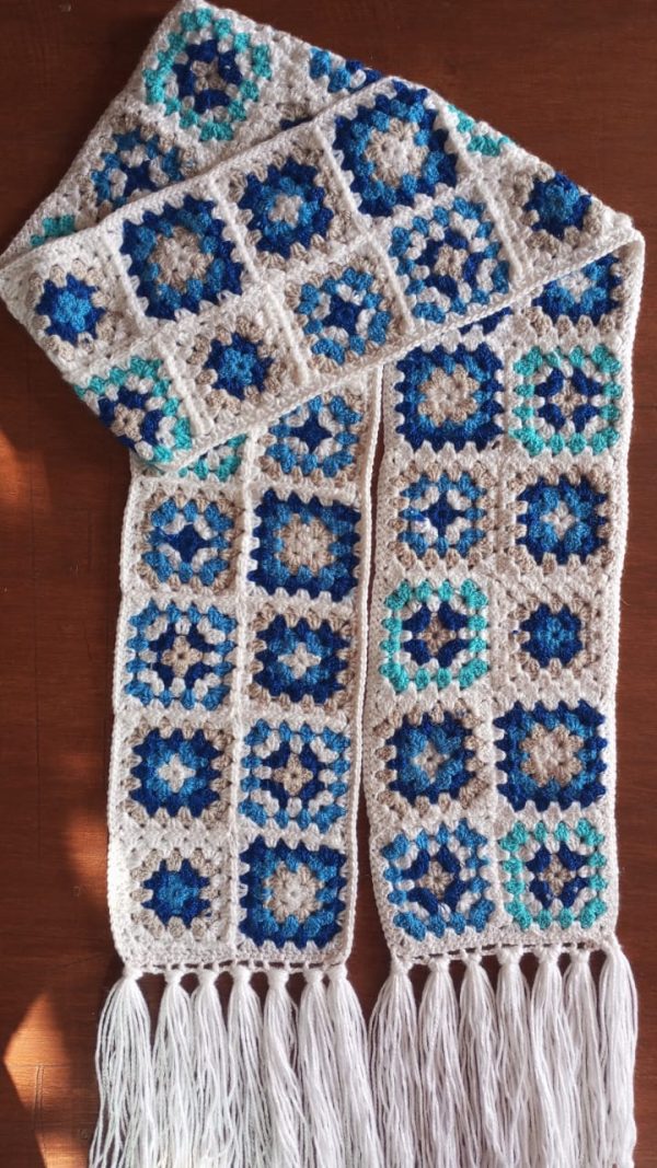 granny square muffler