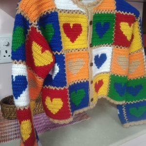 heart square jacket