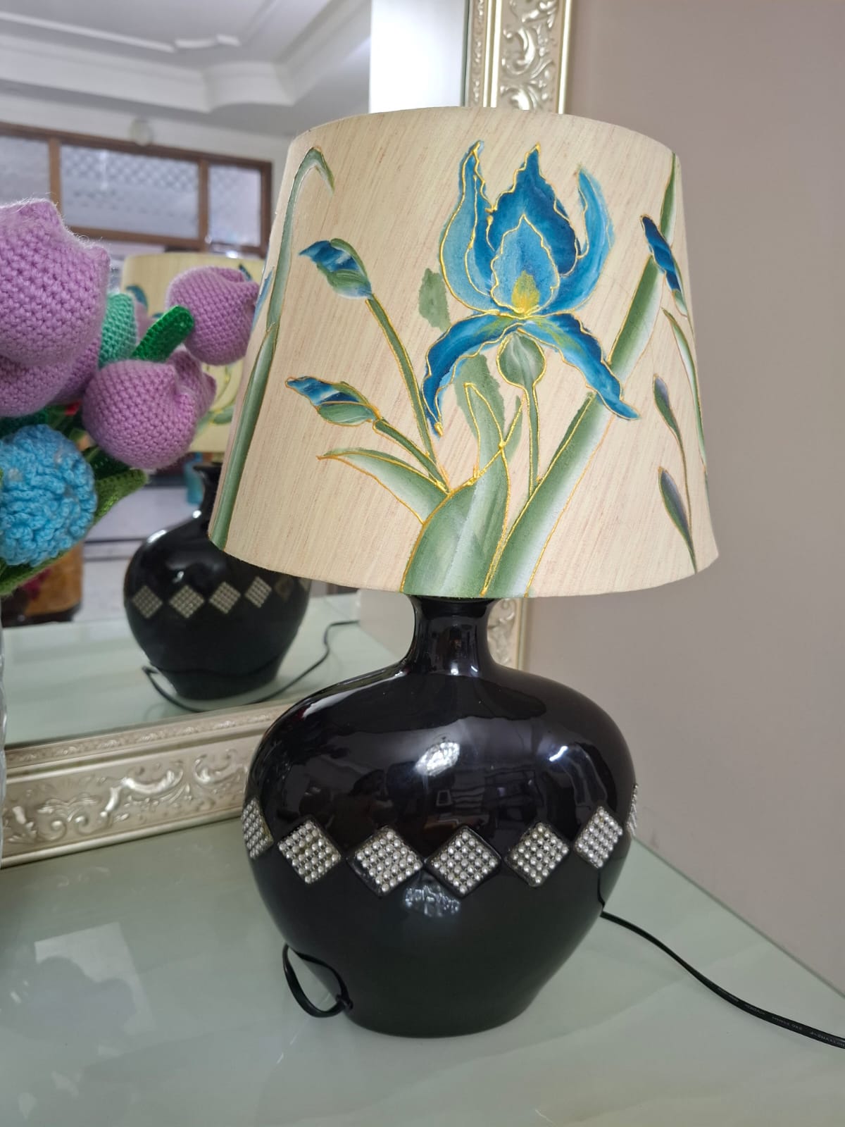hand painted lampshade