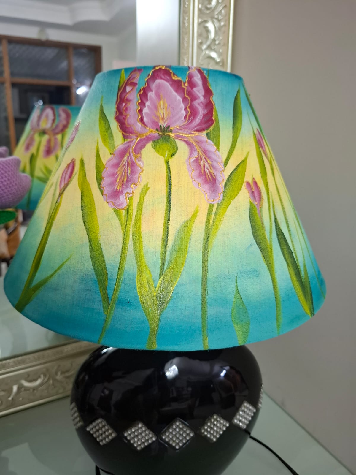 HAND PAINTED LAMP SHADES